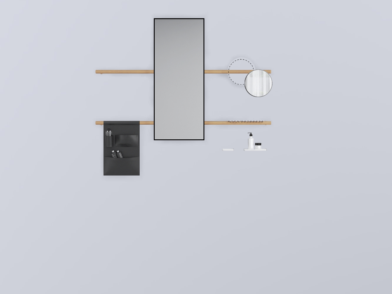 SWSTRE-RN+SWSPR-NM+SWSPI-CM+SWM10-BI+SWM20-BI+SWSCR-NE . прямоугольный дерево cielo Siwa Ceramica Cielo
