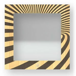 LIGNIS® Квадратное настенное зеркало в раме Dolcevita abstract 12.002