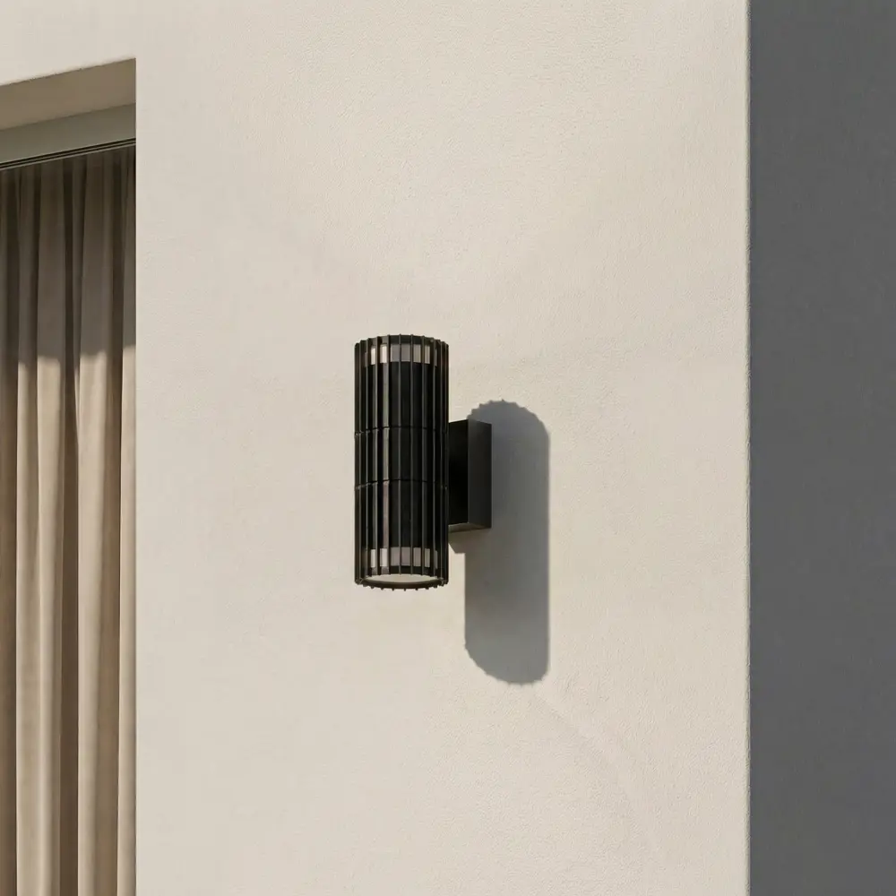 Светильник уличный настенный Kreaforta Bacoor 25 Вт IP44 цвет черный 89440649 STLM-2204393  - Вид №1