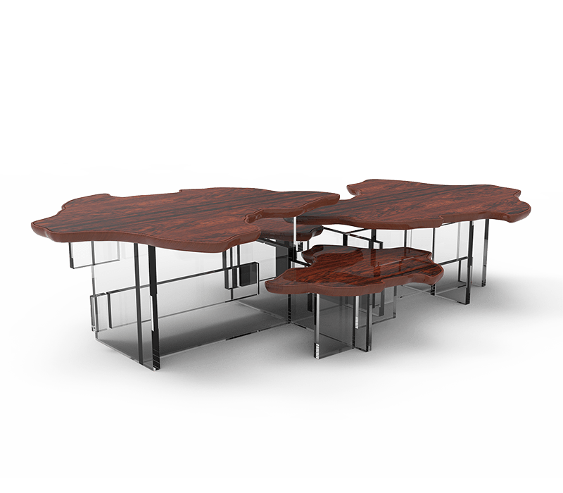 0-140 Центральный стол из палисандра Моне Boca Do Lobo 