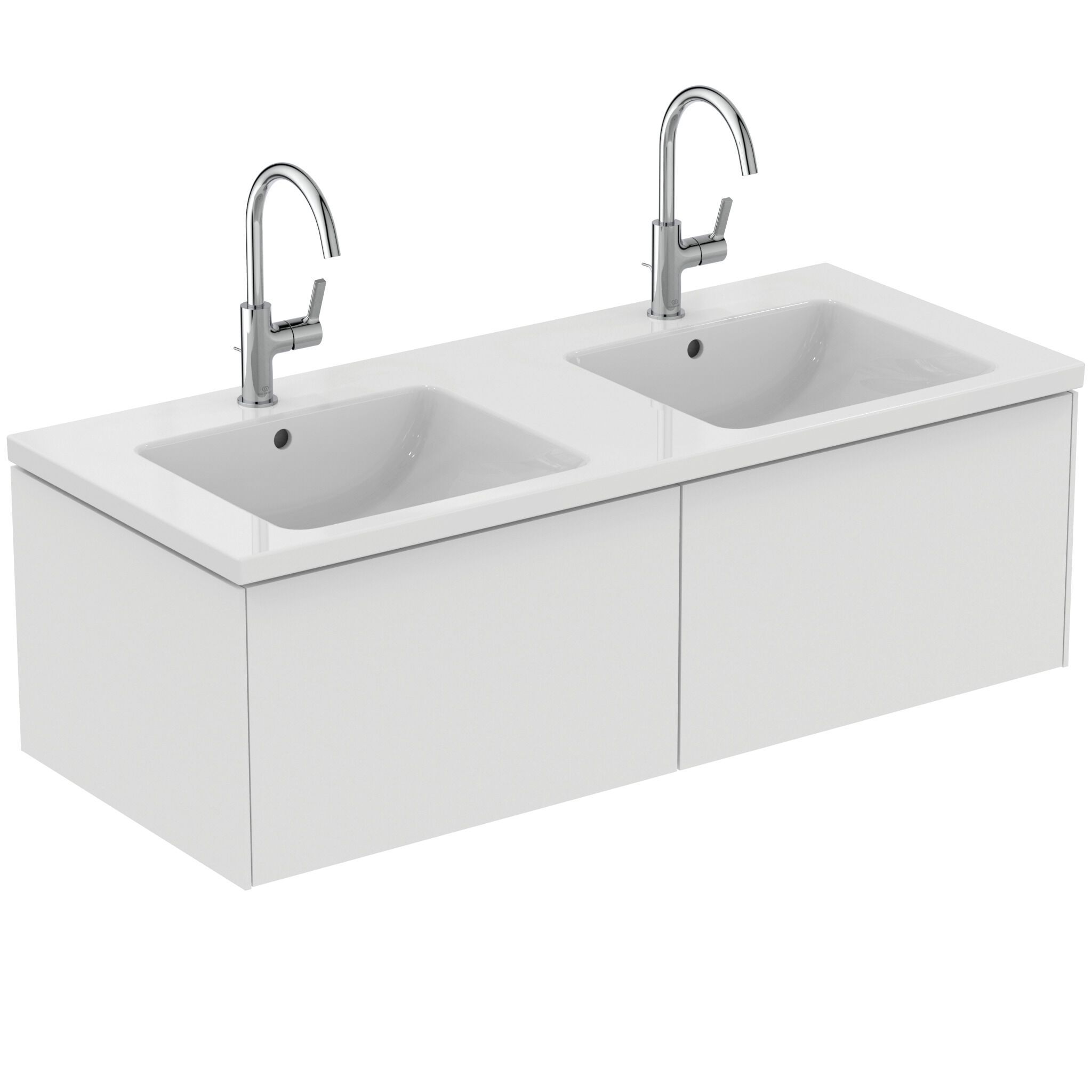 Деревянный двойной умывальник с ящиками Ideal Standard Раковина ARCH-00150048 - Вид №1