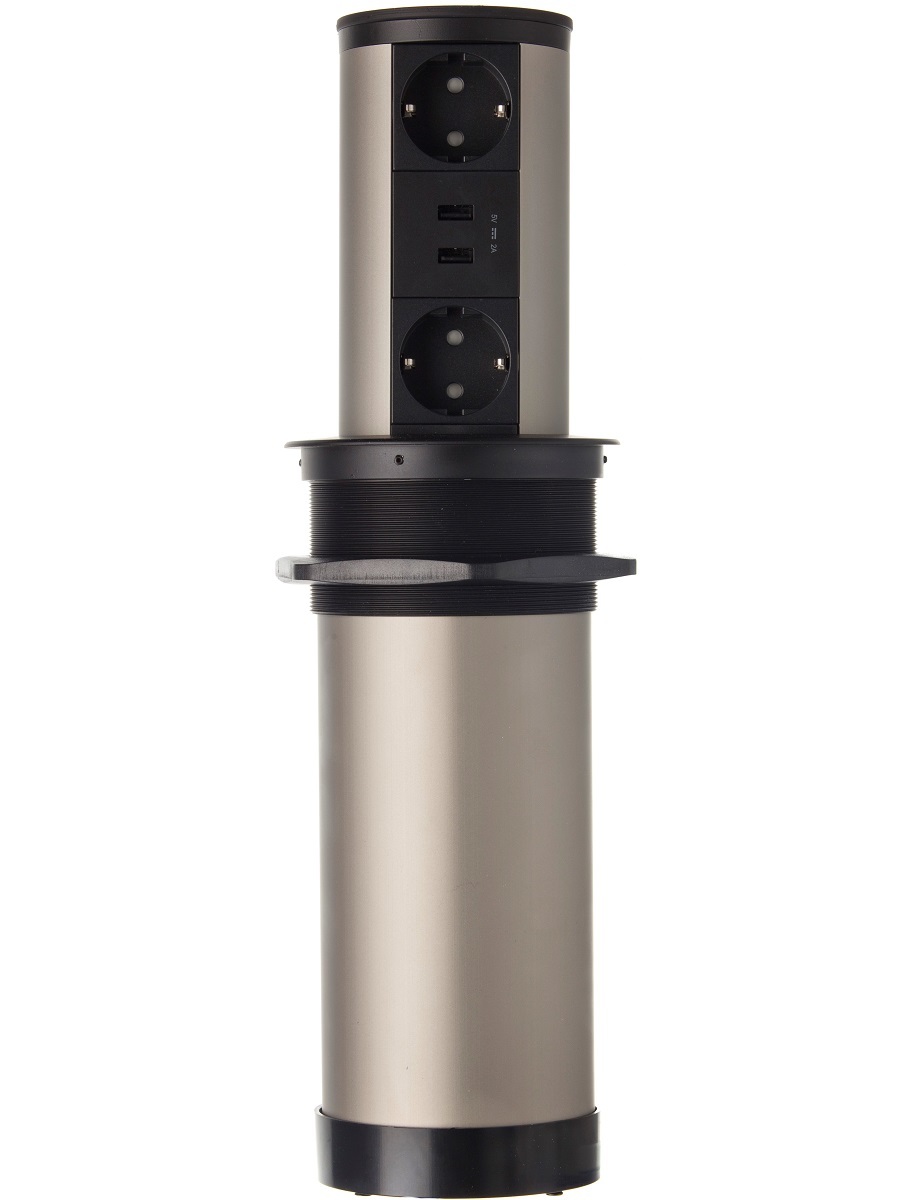 Блок электрических розеток Echo 12070 Black NAVAKO 