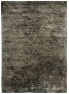 I + I Однотонный прямоугольный коврик из вискозы ручной работы  C 39m - c 39l