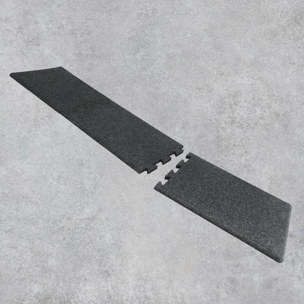 Накладка на ступеньки серая. Резиновое покрытие ЭКОПРОФИТ НС2Сер005 - Вид №2