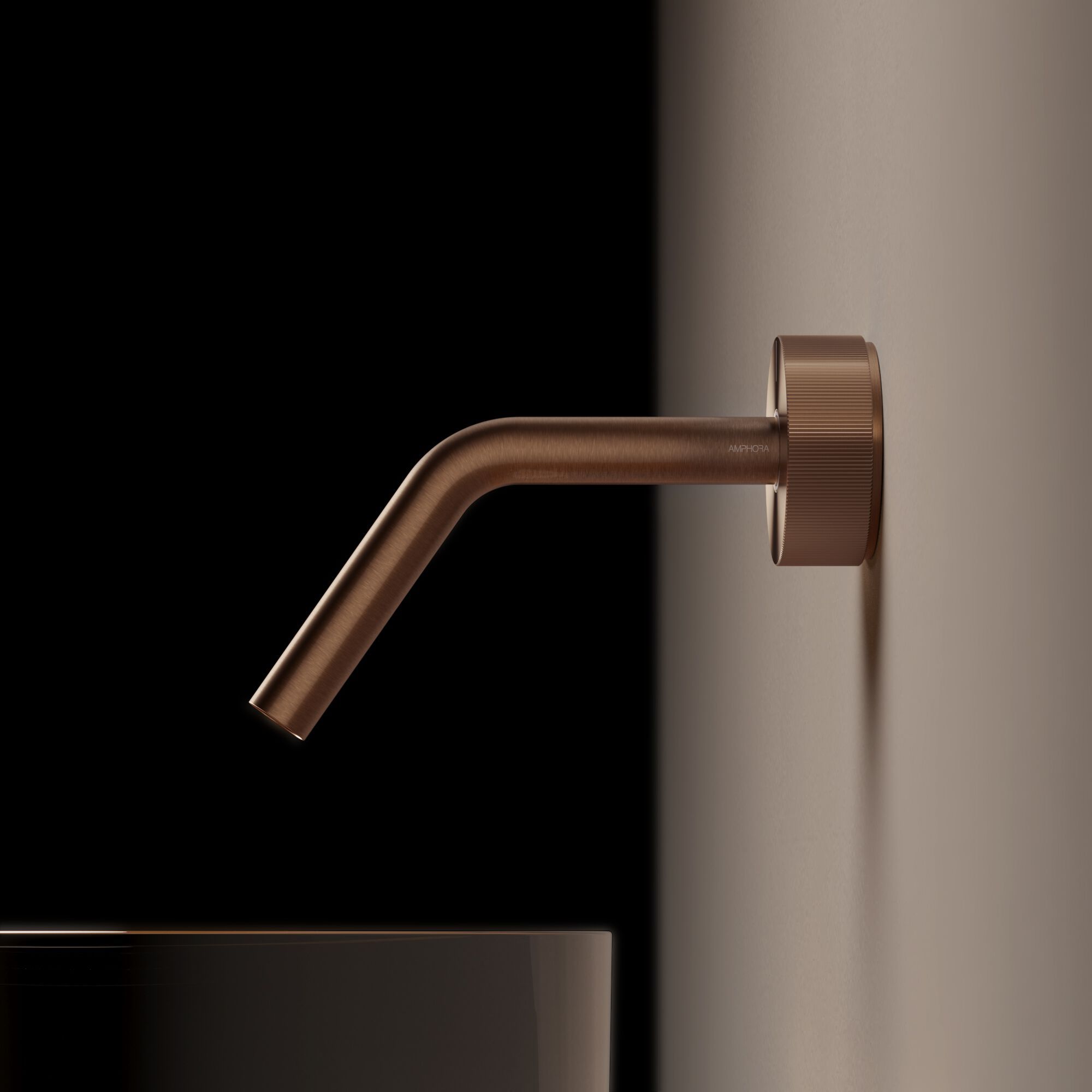 Настенный смеситель для раковины из нержавеющей стали Amphora Reel ARCH-00101177 - Вид №3