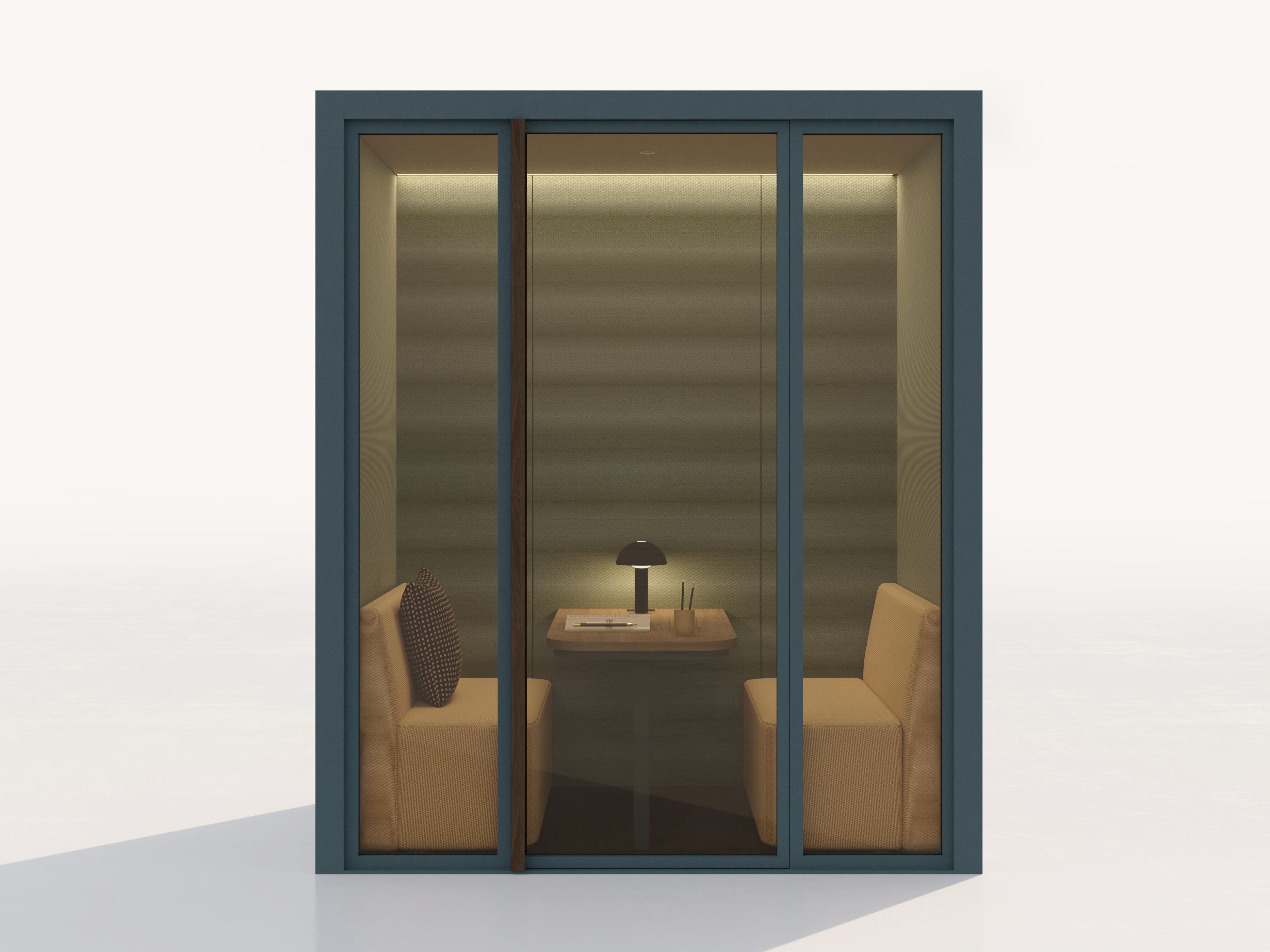 Акустическая офисная кабина со встроенным освещением Kettal Телефонная будка ARCH-00072883