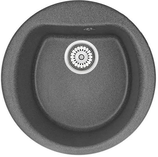 5101, ГРАФИТ (ЧЁРНО-СЕРЫЙ), кухонная мойка, кварц
