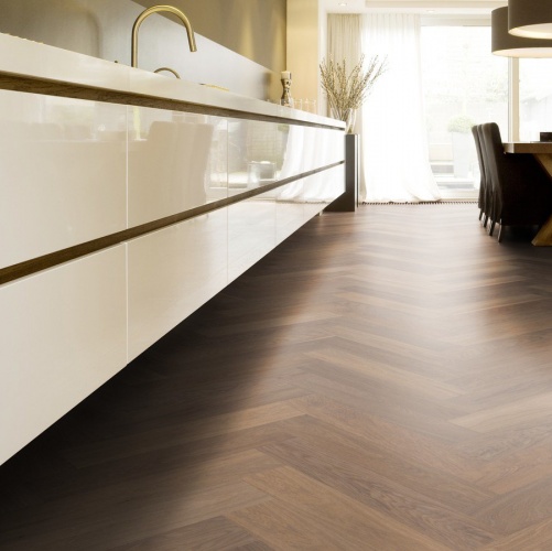 Паркет Ёлка Solidfloor New classic Св. Пол 1128549 Дуб Натур (Рельефная) 610х122 мм 1500200202 - Вид №18