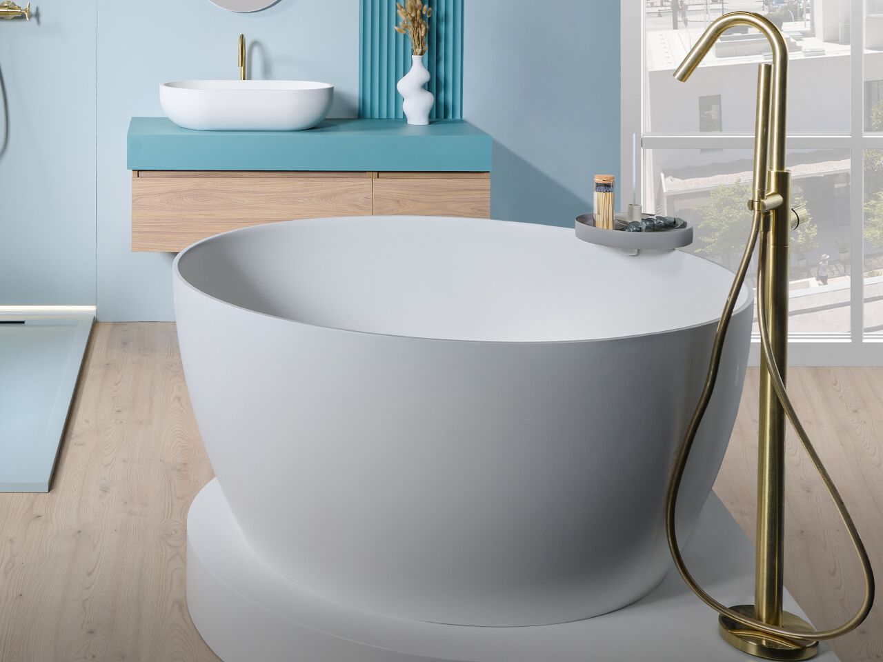 Круглая ванна в центре комнаты в Dolotek© Acquabella Acquawhite ARCH-00070186 - Вид №2