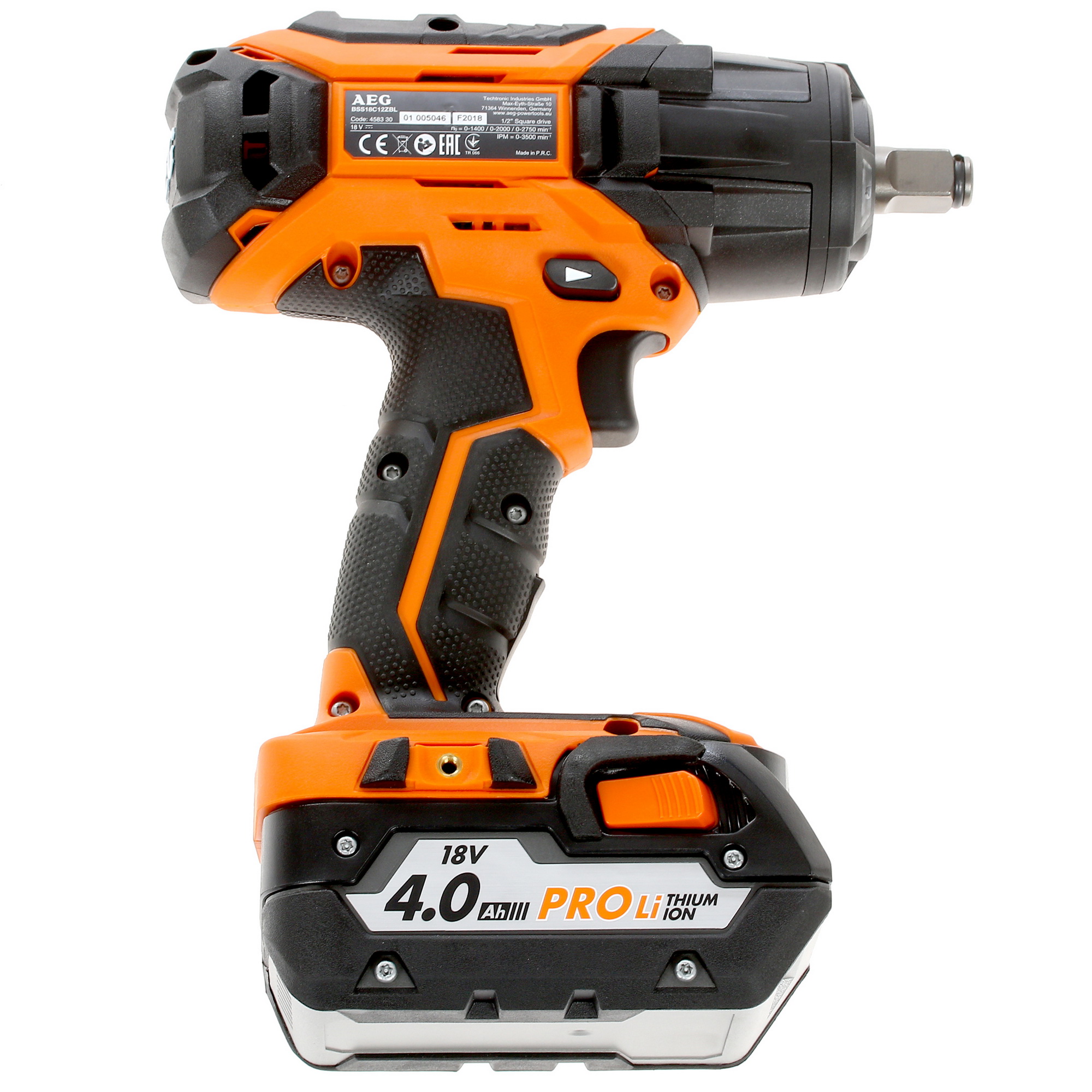 Гайковерт AEG BSS 18C 12Z BL Li-402C PRO 18V 1167446 STDN-0135929 - Вид №1