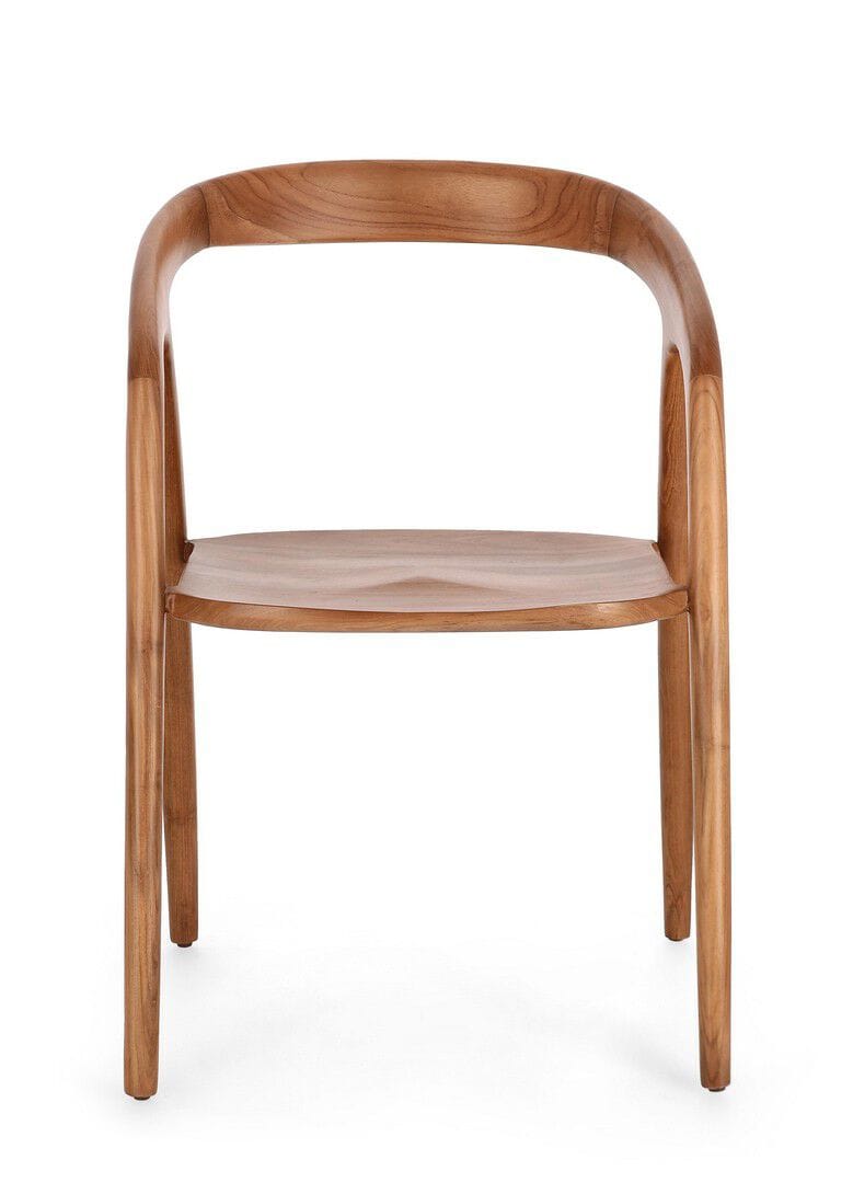 Стул из тикового дерева с подлокотниками BIZZOTTO DOTTY ARCH-00078735 - Вид №8