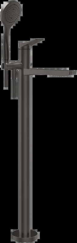 Смеситель для ванны 59131 707 Gessi Rilievo ЧЕРНЫЙ МЕТАЛЛ BR. PVD