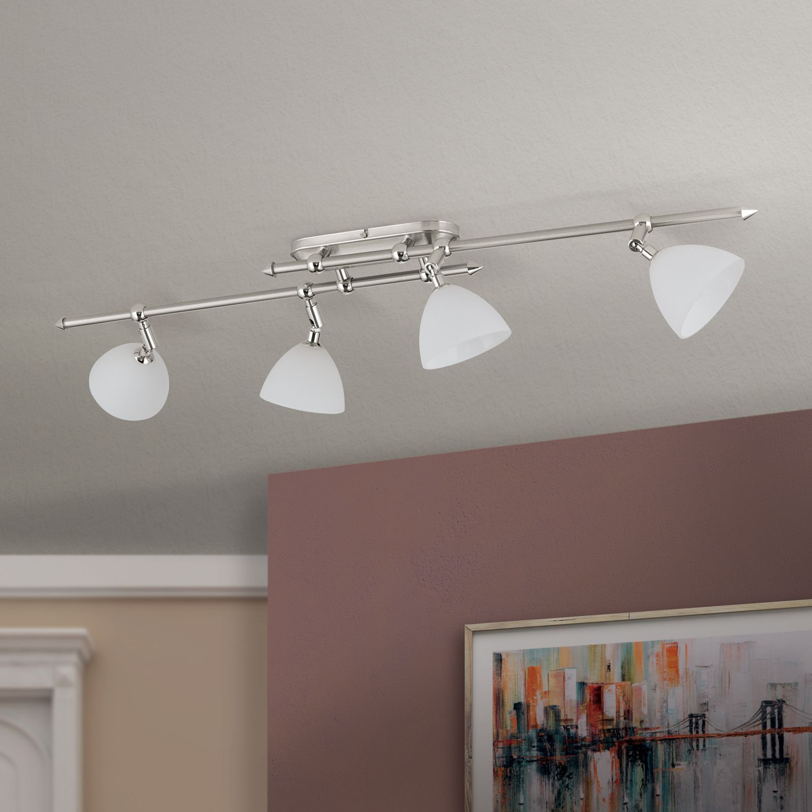 Регулируемая потолочная лампа из опалового стекла Orion Opaldesign ARCH-00091010 - Вид №3