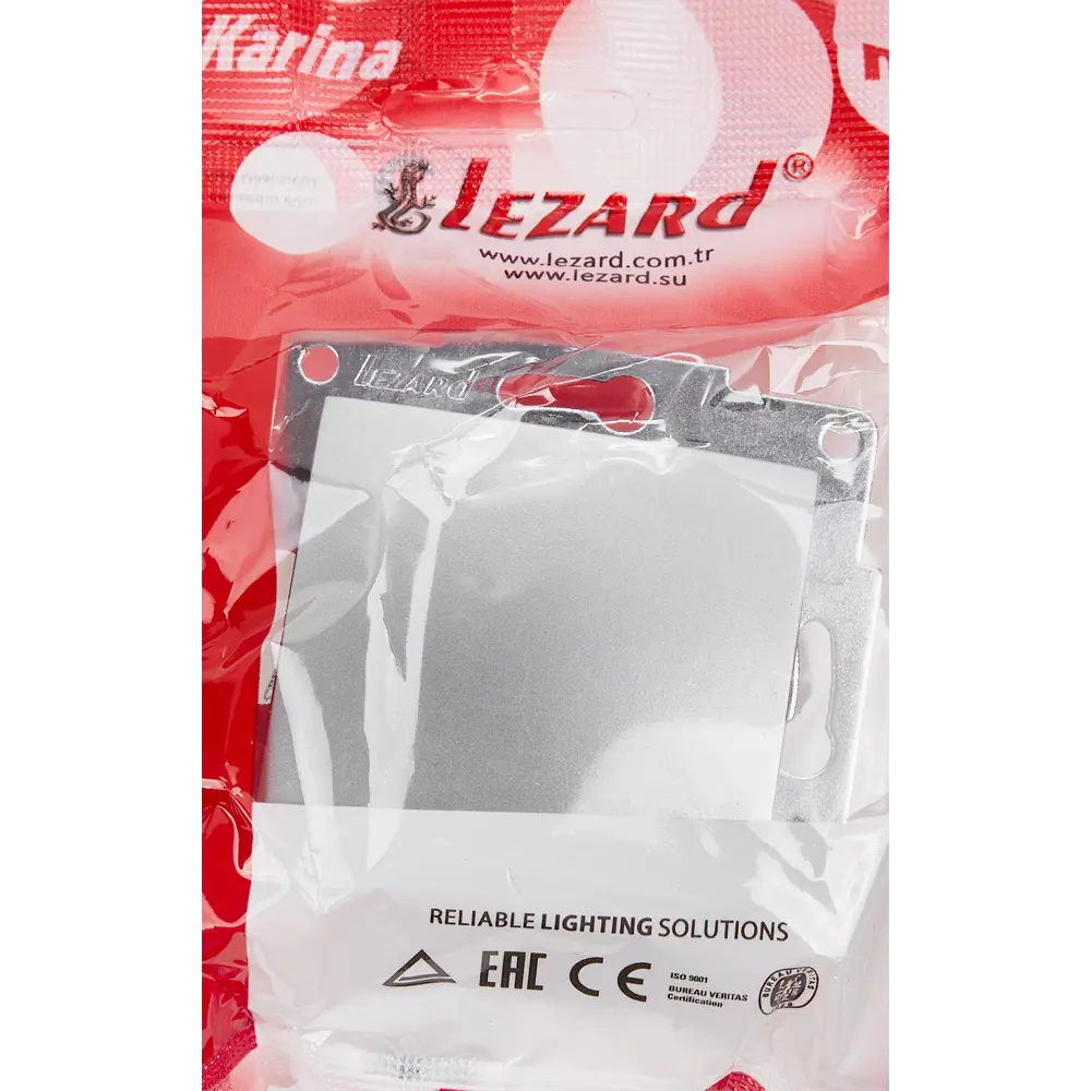 Выключатель Lezard Karina цвет матовый серый 84410705 STLM-2138718 - Вид №6