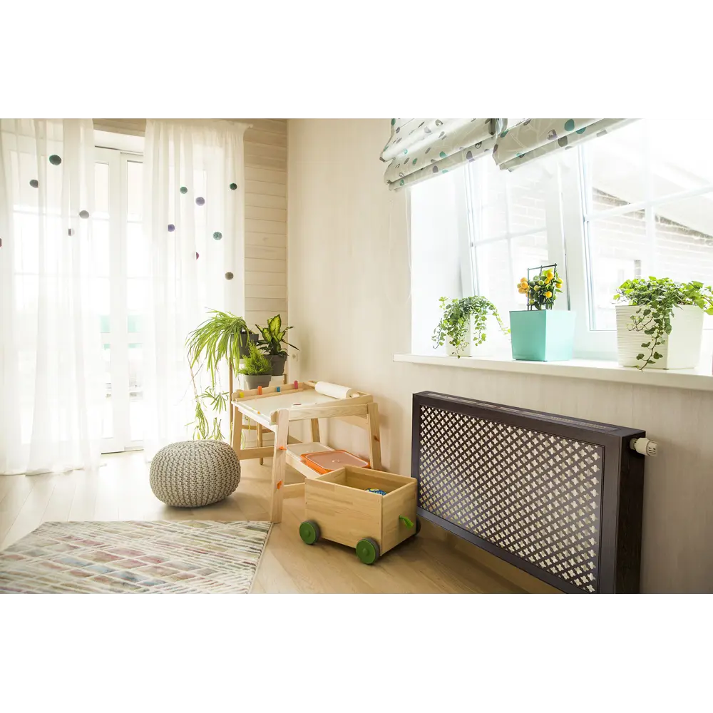Экран радиатора для радиатора Дамаско 60x120 см МДФ цвет венге 89414154 STLM-2066437 Santreyd  - Вид №3