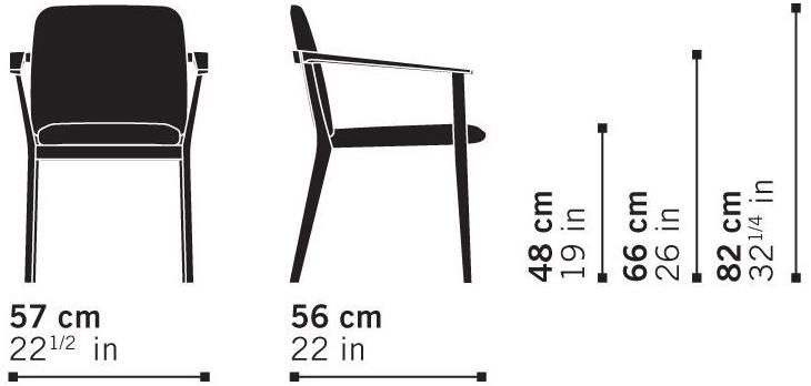 Very Wood Стул с подлокотниками Chelsea sun-id-1432965 - Вид №12