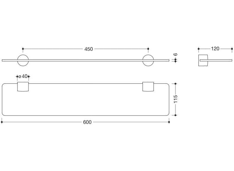815.03.12045 регистрация HEWI Ablagen  - Вид №2