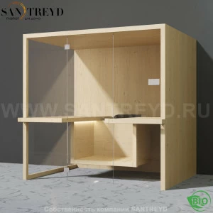 Effegibi AIR BI91800001 Био-сауна. Установка: к стене. Мощность: 9 кВт макс. Размеры: длина 217 см, ширина 162 см. Отделка: осина натуральная.