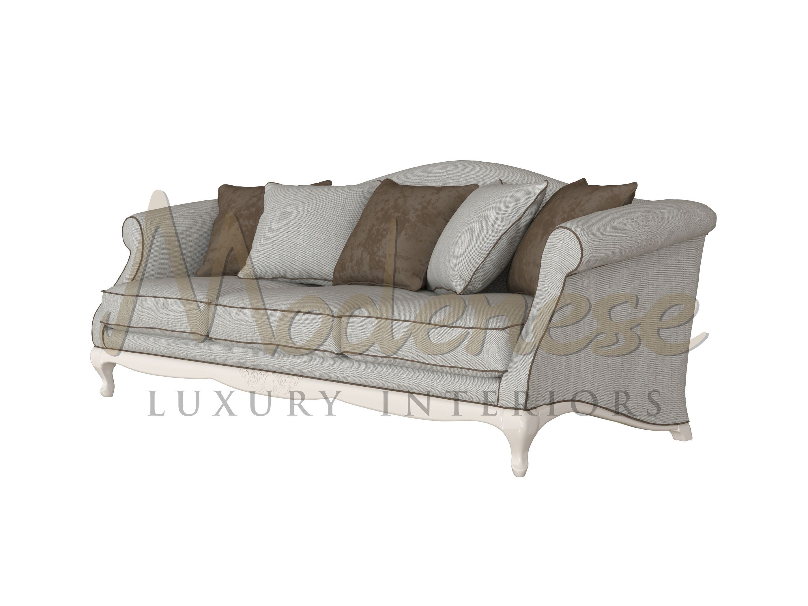 3-местный тканевый диван Modenese Luxury Interiors FUSION ELEGANCE ARCH-00087239 - Вид №1