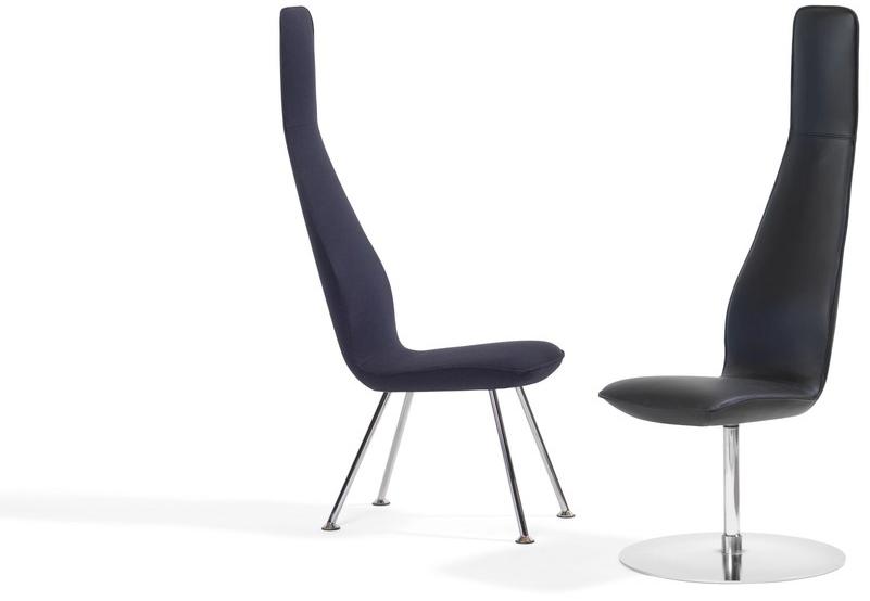 Blå Station Кожаное кресло с высокой спинкой  O542 Bla Station  - Вид №3