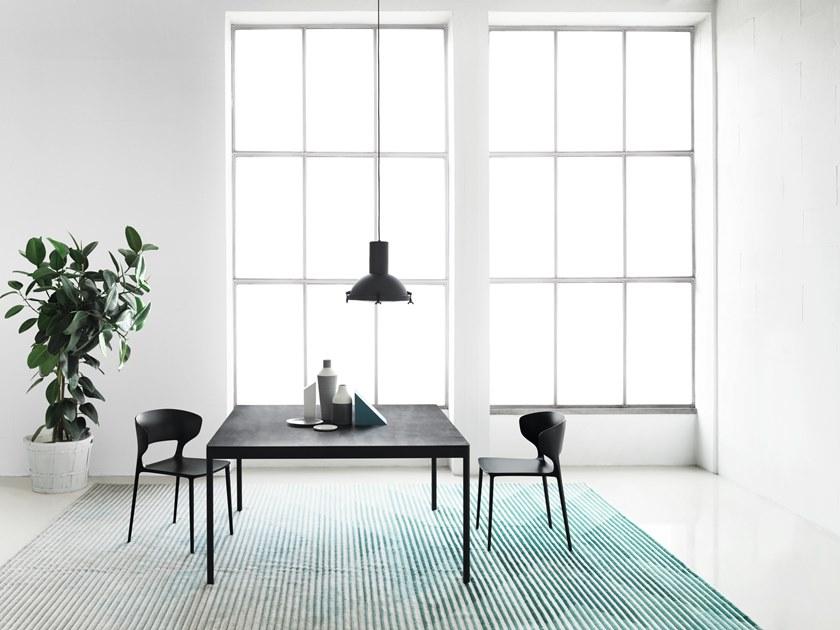 Desalto Квадратный обеденный стол из стали с ящиками Icaro 015 sun-id-1396466 - Вид №2