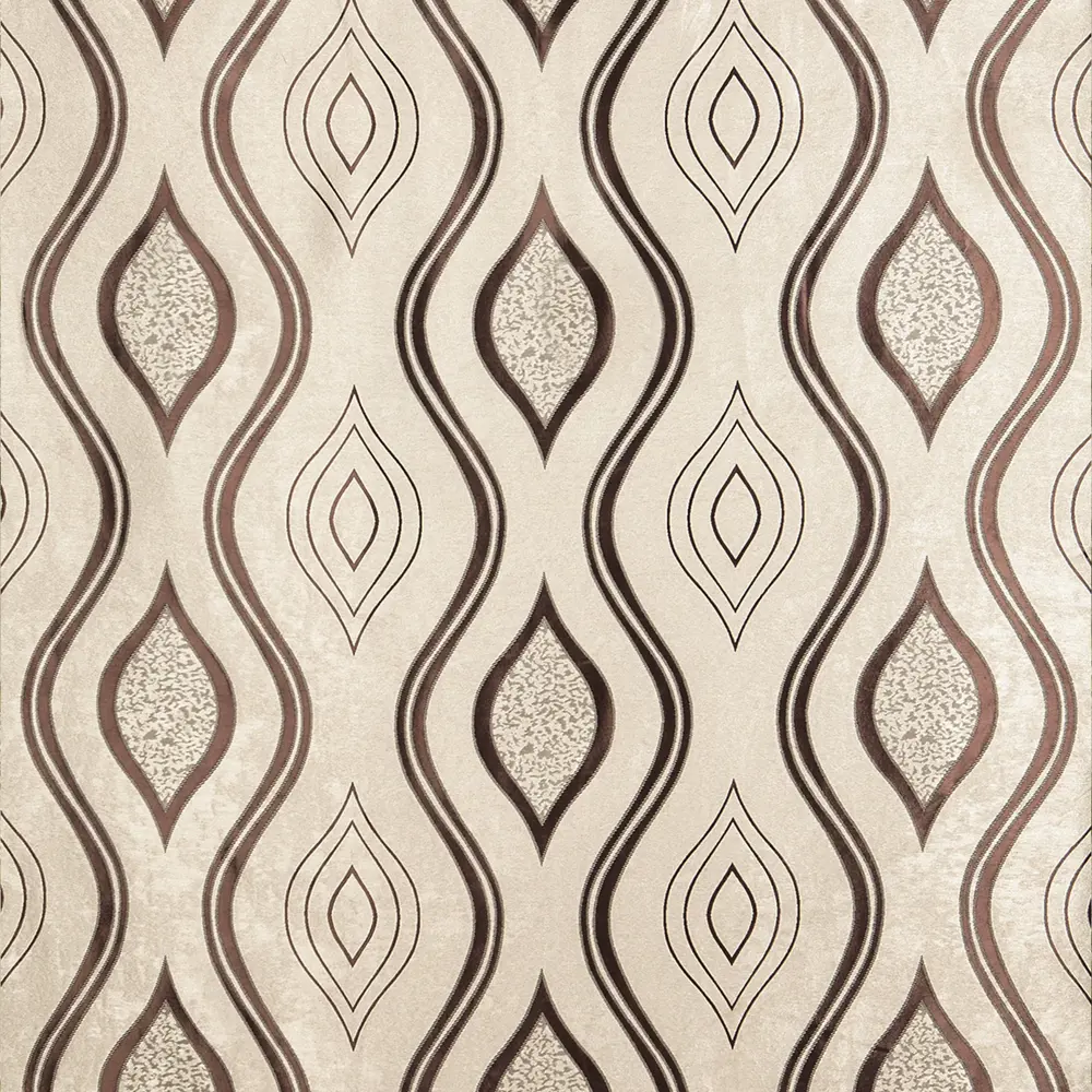 Ткань димаут «Витражный», 280 см, вензель, цвет золото-коричневый ТОРГОВЫЙ ДОМ ТЕКСТИЛЬ STLM-2091939 - Вид №1