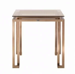 Gianfranco Ferré Home Квадратный латунный журнальный столик для гостиной Trafalgar