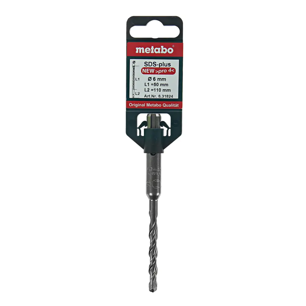 Бур по бетону SDS-plus 6х50х110 мм Metabo Pro4 626834000 18114137 STLM-2019970  - Вид №2