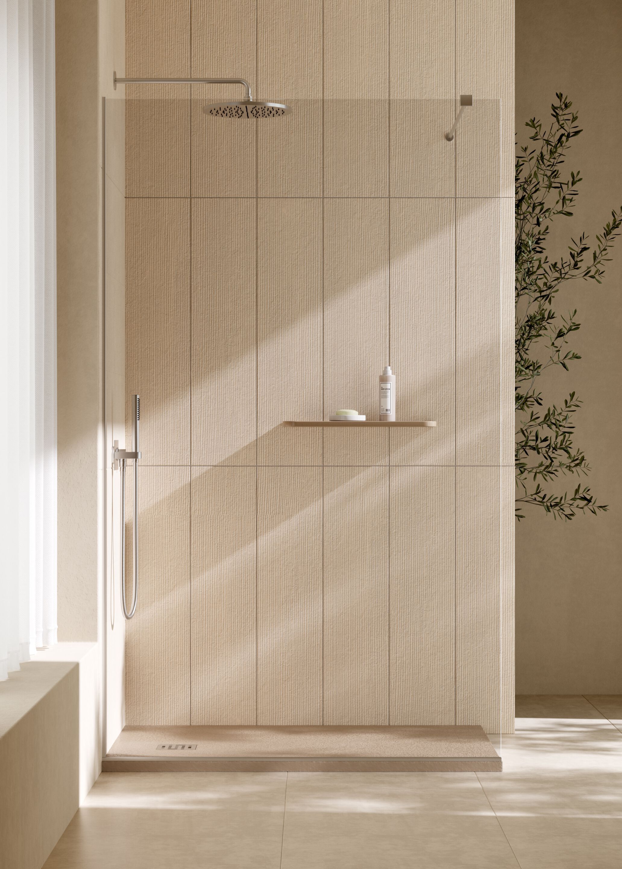 Нескользящий прямоугольный поддон для душа Ceramica Globo DOCCIAPIETRE H 3 cm ARCH-00023874 - Вид №24