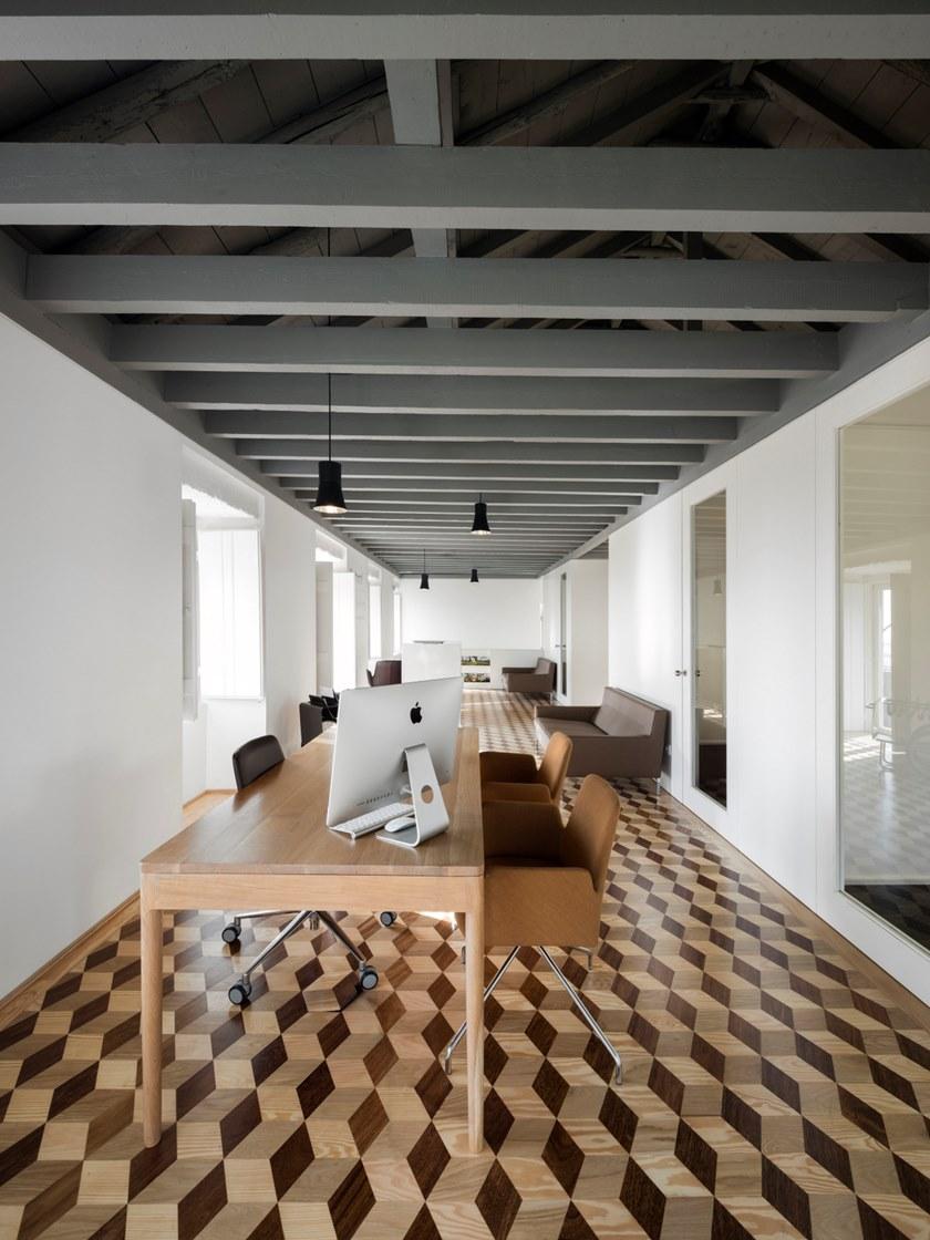 MOR DESIGN Прямоугольный стол из дуба с ящиками Front sun-id-1484214 - Вид №2