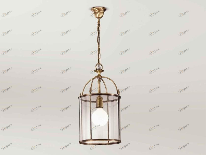 Il Fanale Подвесной светильник из латуни и стекла Rilegato 509.00.80