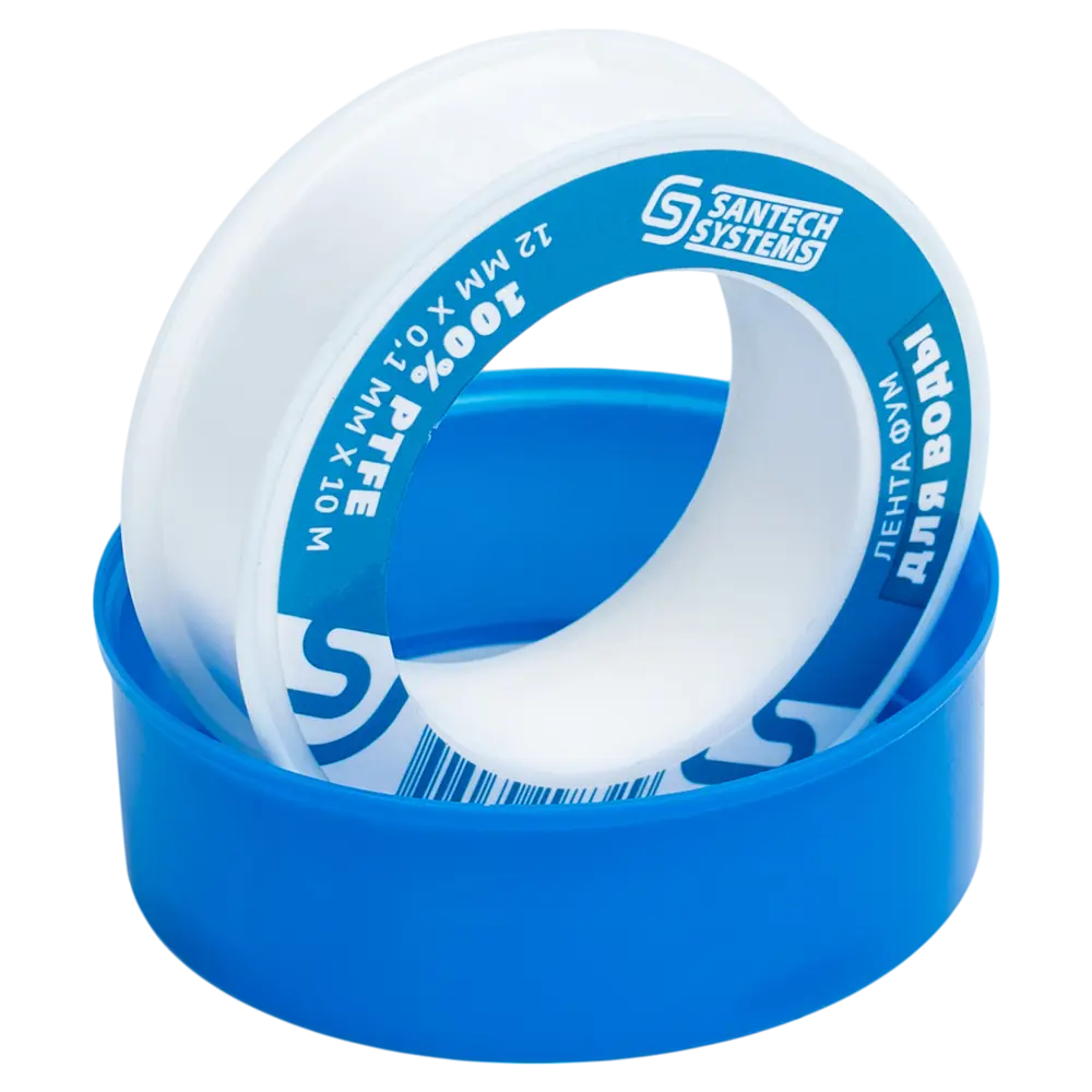 Лента-фум для воды 12x0.1 мм 10 м PTFE 89427295 STLM-2076839 Santreyd  - Вид №1