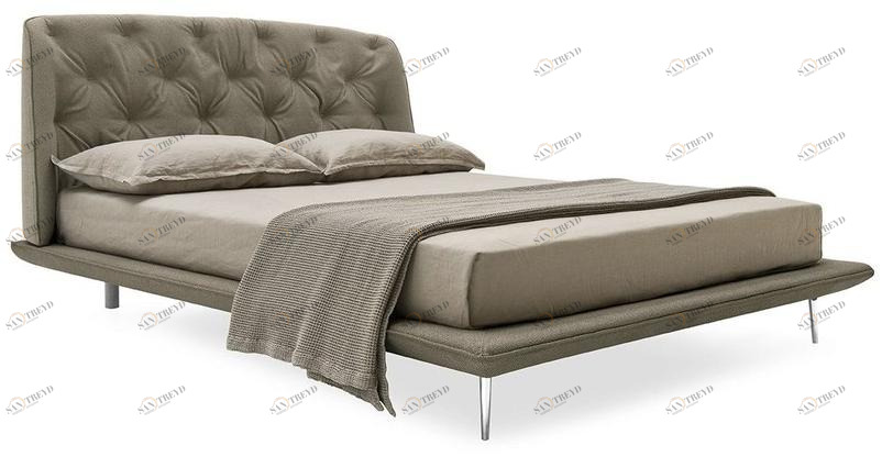 Calligaris Кровать с изголовьем капитоне  Cs/6047-xg 