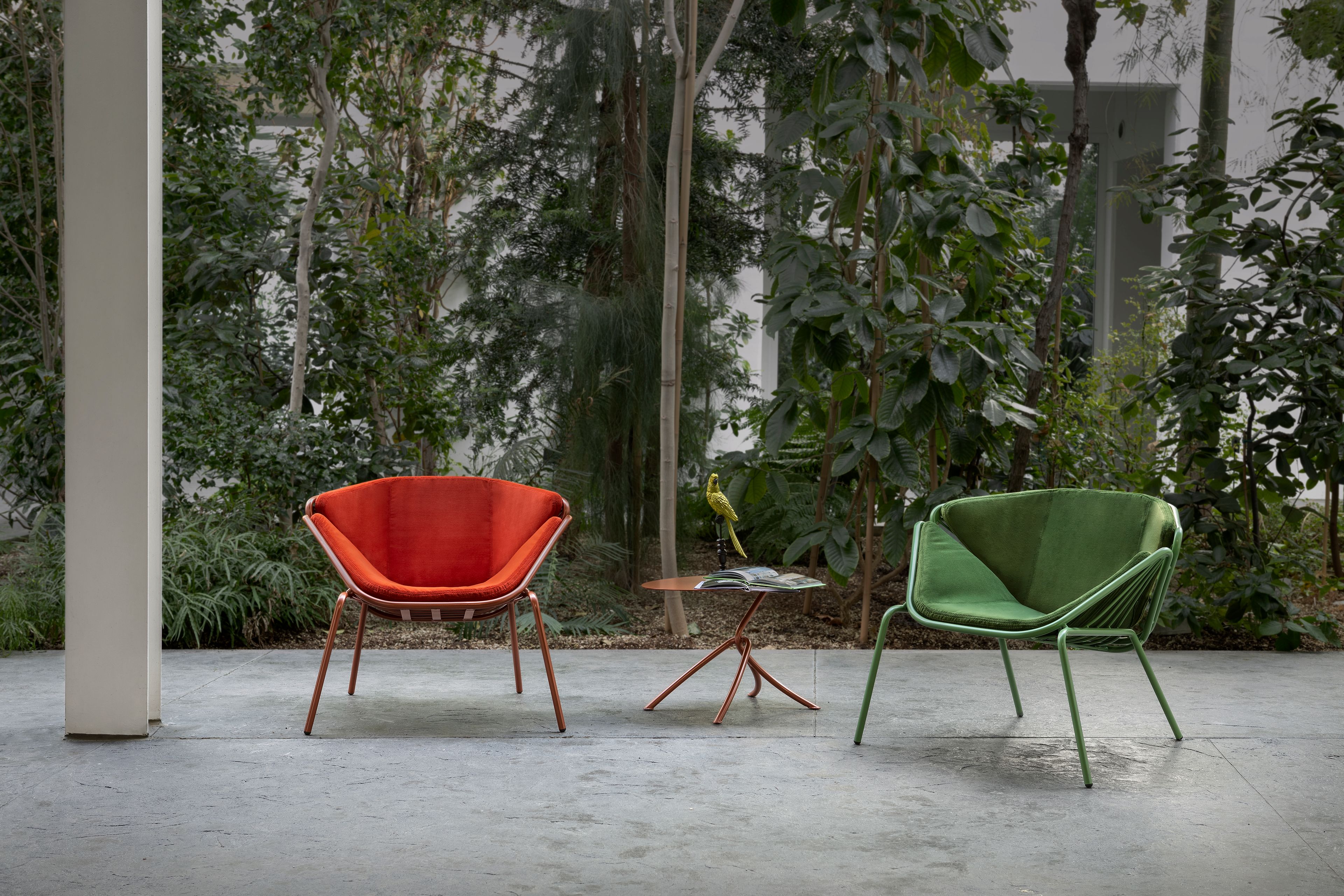 Тканевое кресло с подлокотниками TrabA' Кожа ARCH-00078357 - Вид №4