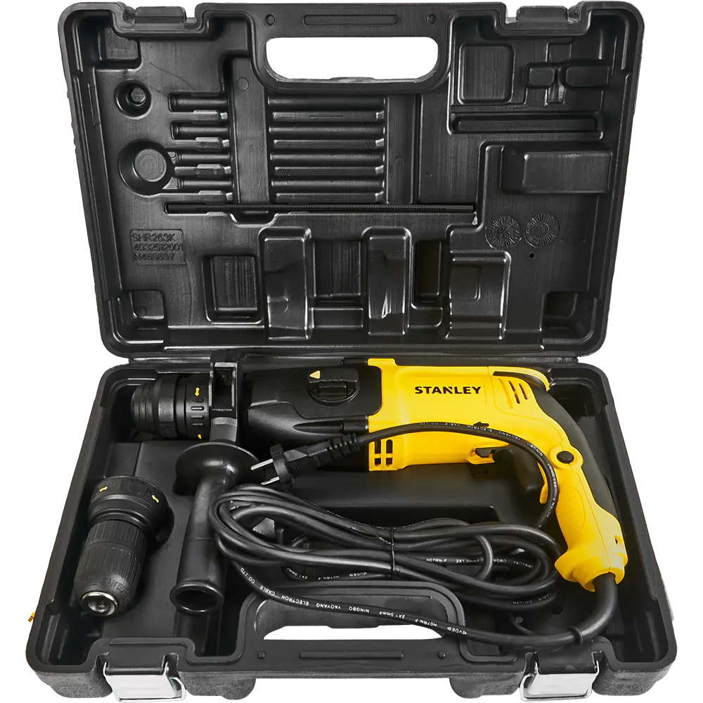 Перфоратор сетевой SDS-plus Stanley SHR264K-RU, 800 Вт, 3.4 Дж 82167155 STLM-2197243  - Вид №5