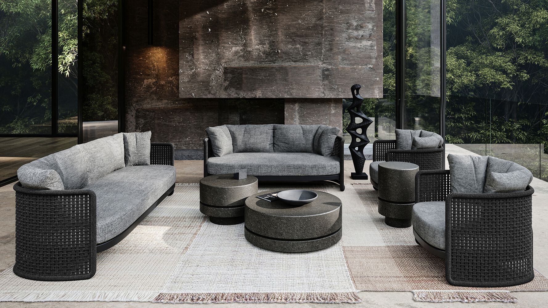 Круглый садовый столик SNOC Miura ARCH-00046218 - Вид №4