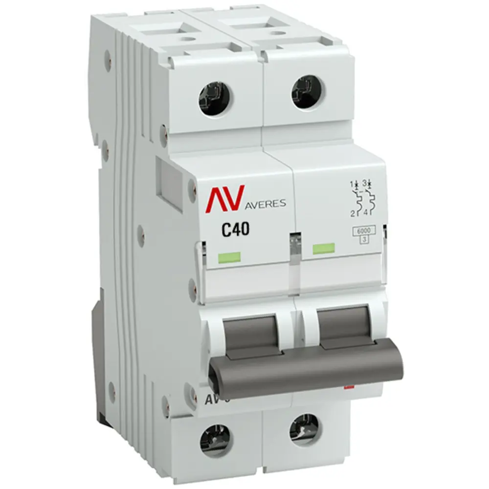 Автоматический выключатель EKF AV-6 2P для защиты электросети 84579882 STLM-0052244