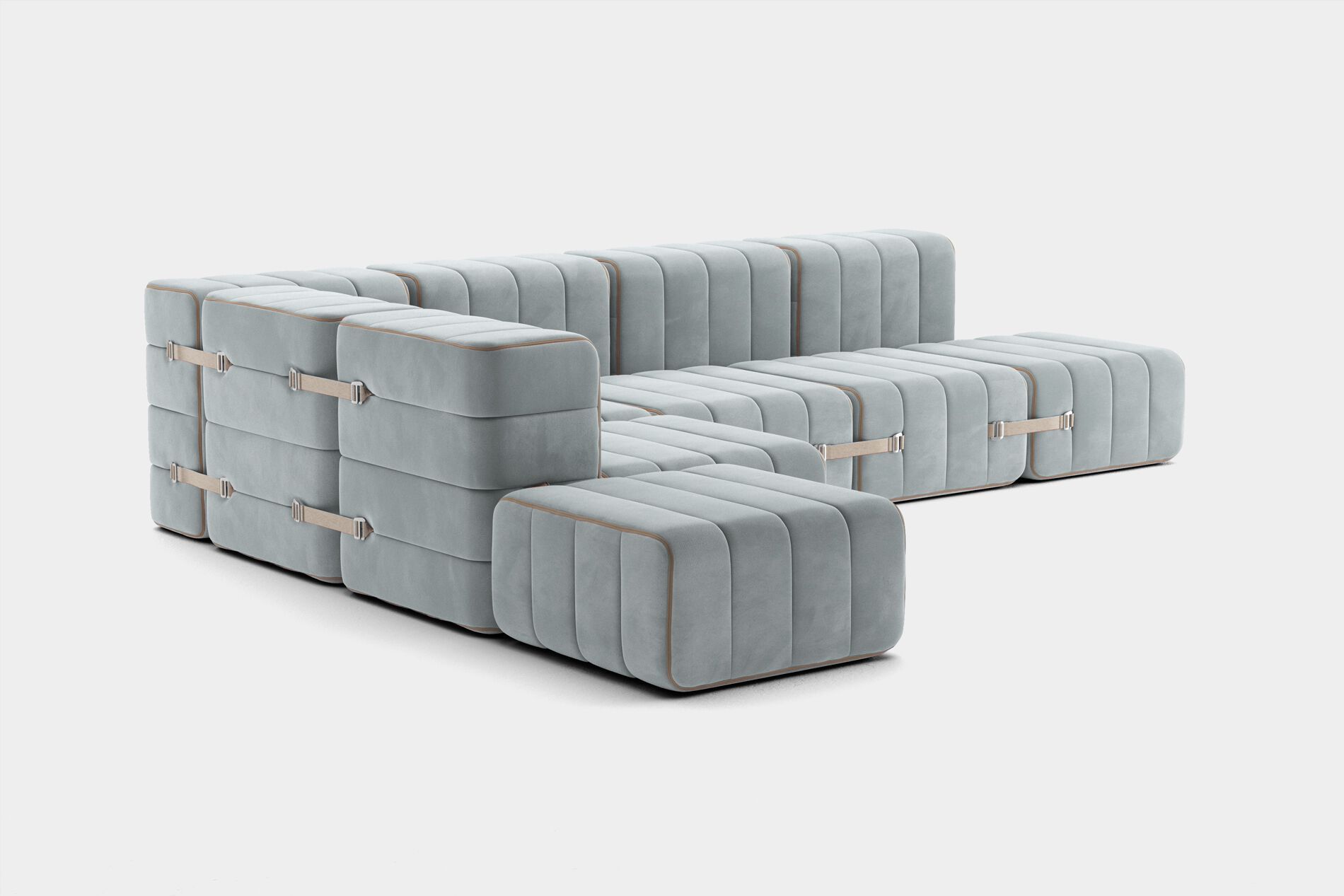 Модульный угловой диван из ткани AMBIVALENZ Curt ARCH-00083106 - Вид №50