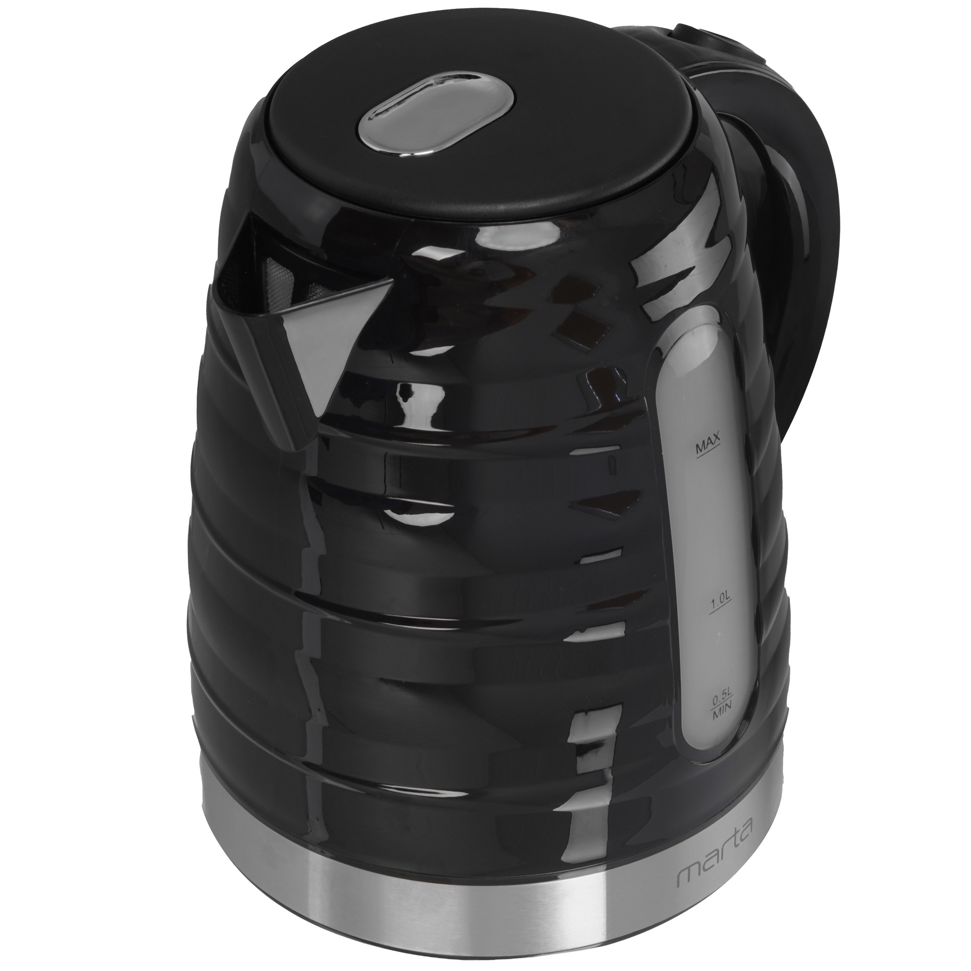 9058576 Электрочайник MARTA MT-4633 черный STDN-0110916 - Вид №3