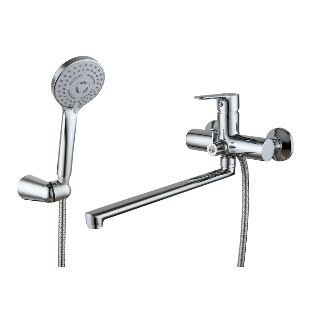 Sensea Nory — универсальный смеситель для ванны с длинным поворотным изливом 14251257 STLM-0004627