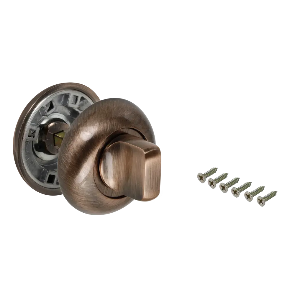 Накладка-фиксатор EDSON EDS-WC-R1 медная для межкомнатных дверей 85165129 STLM-0059270 - Вид №1