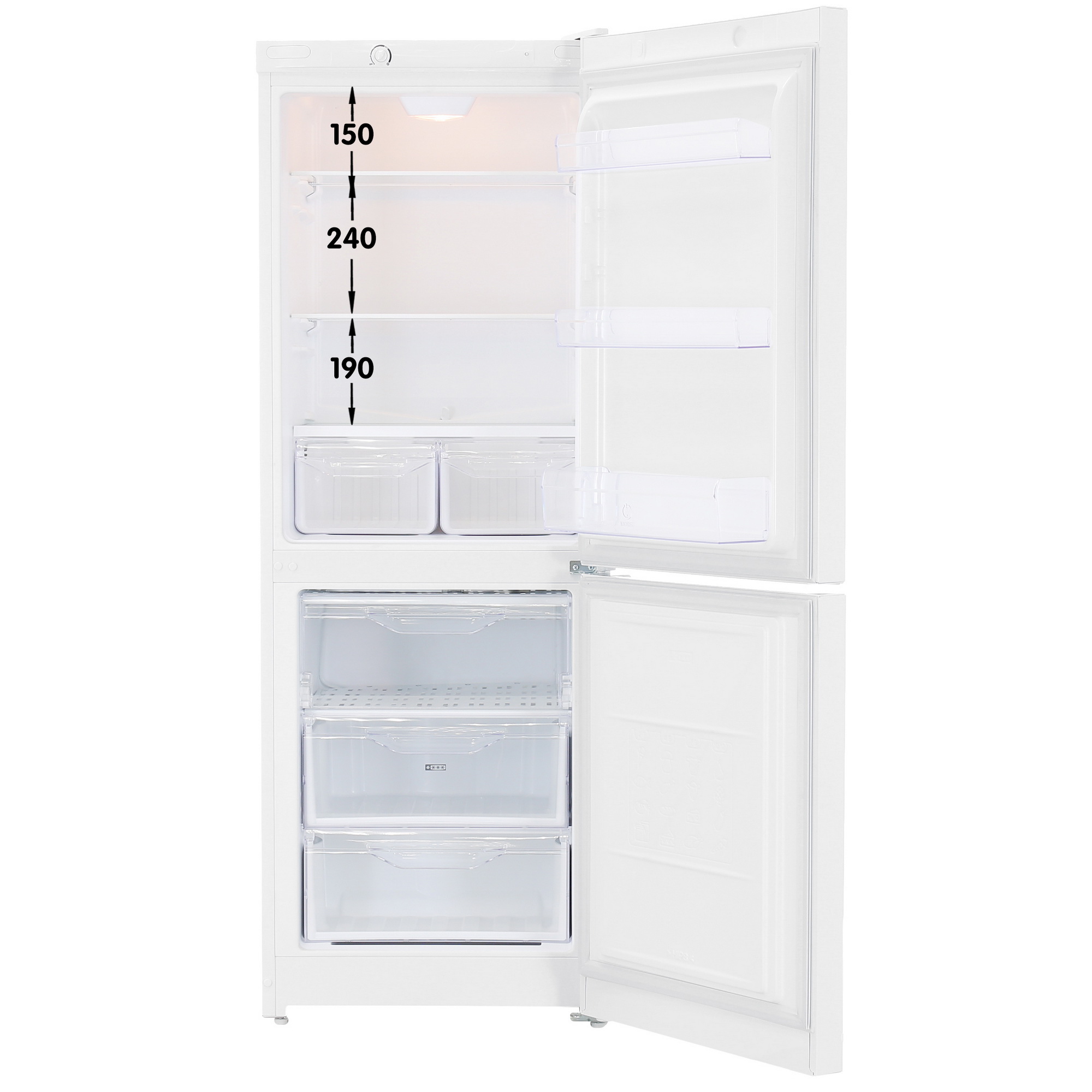 1115107 Холодильник с морозильником   Indesit DS 316 W белый STDN-0080293 - Вид №1