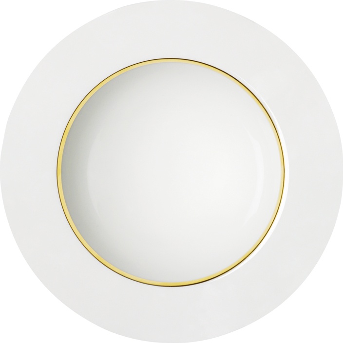 91543 Sieger by Furstenberg Тарелка для пасты Sieger by Furstenberg "Мой фарфор! Золотое сокровище" 29см Фарфор 