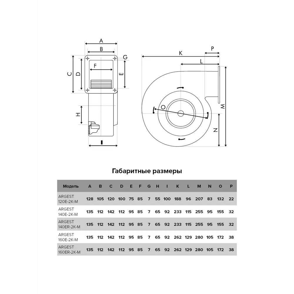 Вентилятор радиальный осевой Era Pro Argest D120 мм 62 дБ 450 м3/ч цвет серый STLM-2206697 - Вид №1