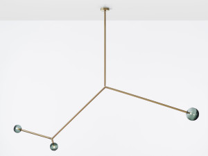 Латунный светодиодный подвесной светильник