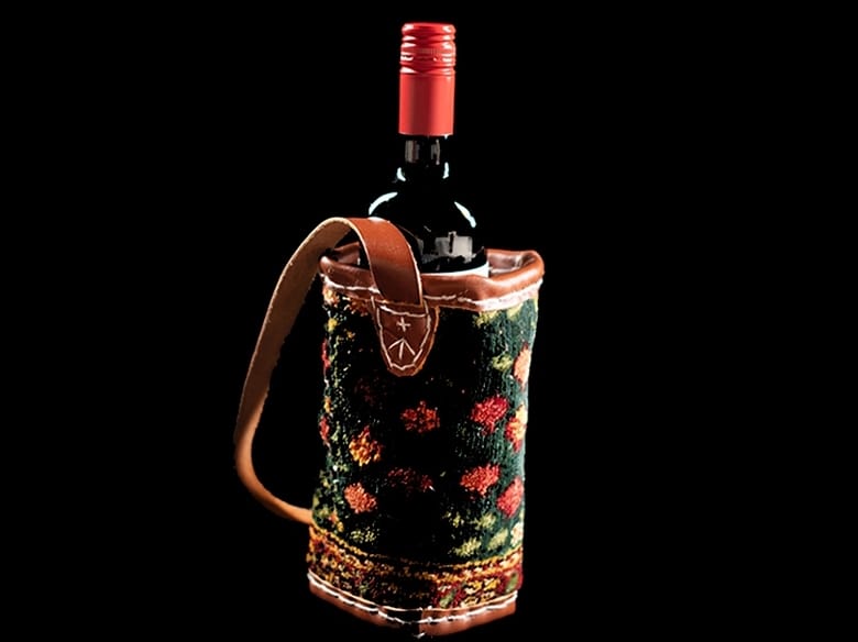 Держатель для бутылок из ткани и кожи Zollanvari Mafrash Wine Carriers ARCH-00048460 - Вид №1