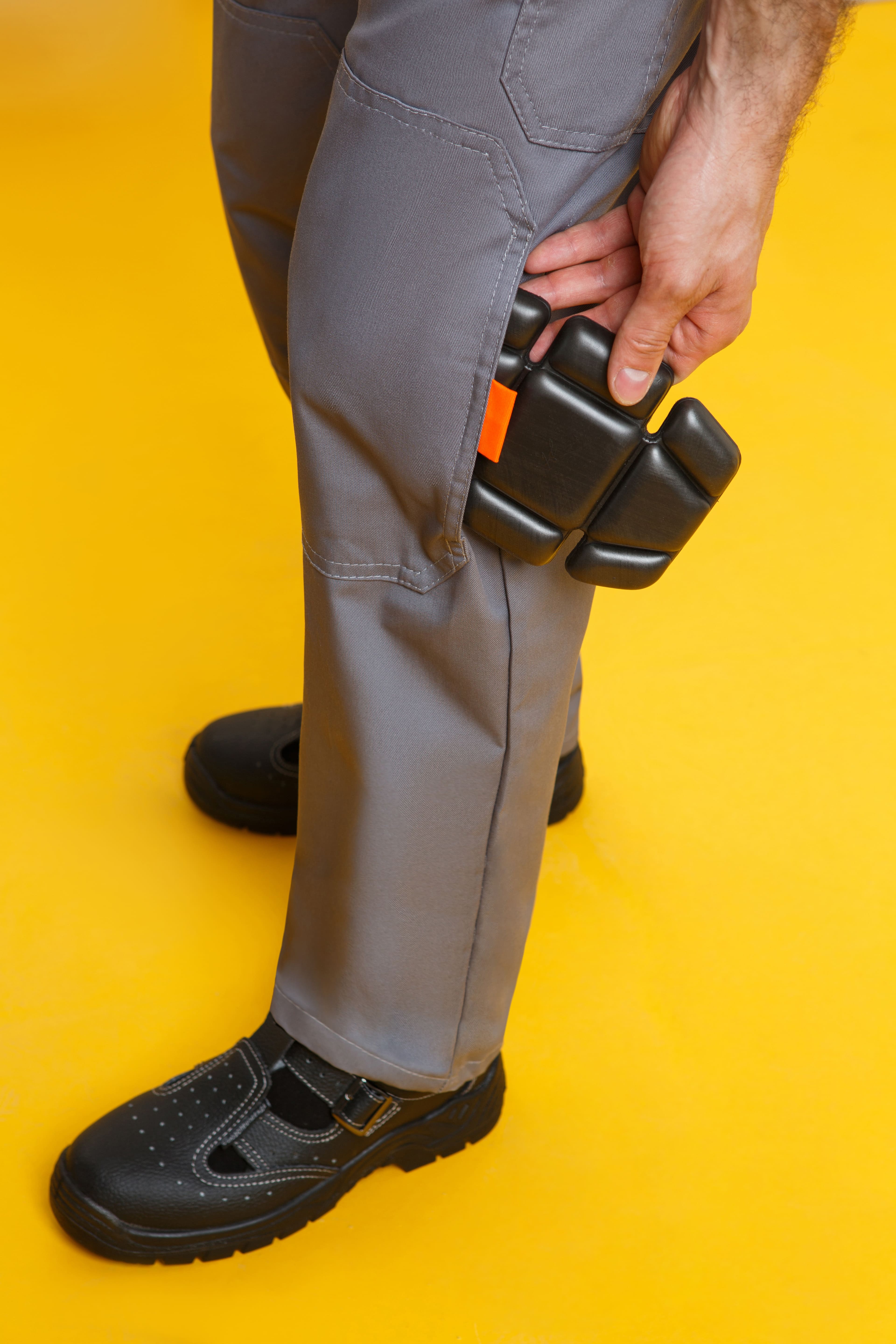 69421 Брюки "Профессионал" темно-серые со светло-серым  Летняя спецодежда  размер 52-54/182-188  - Вид №6