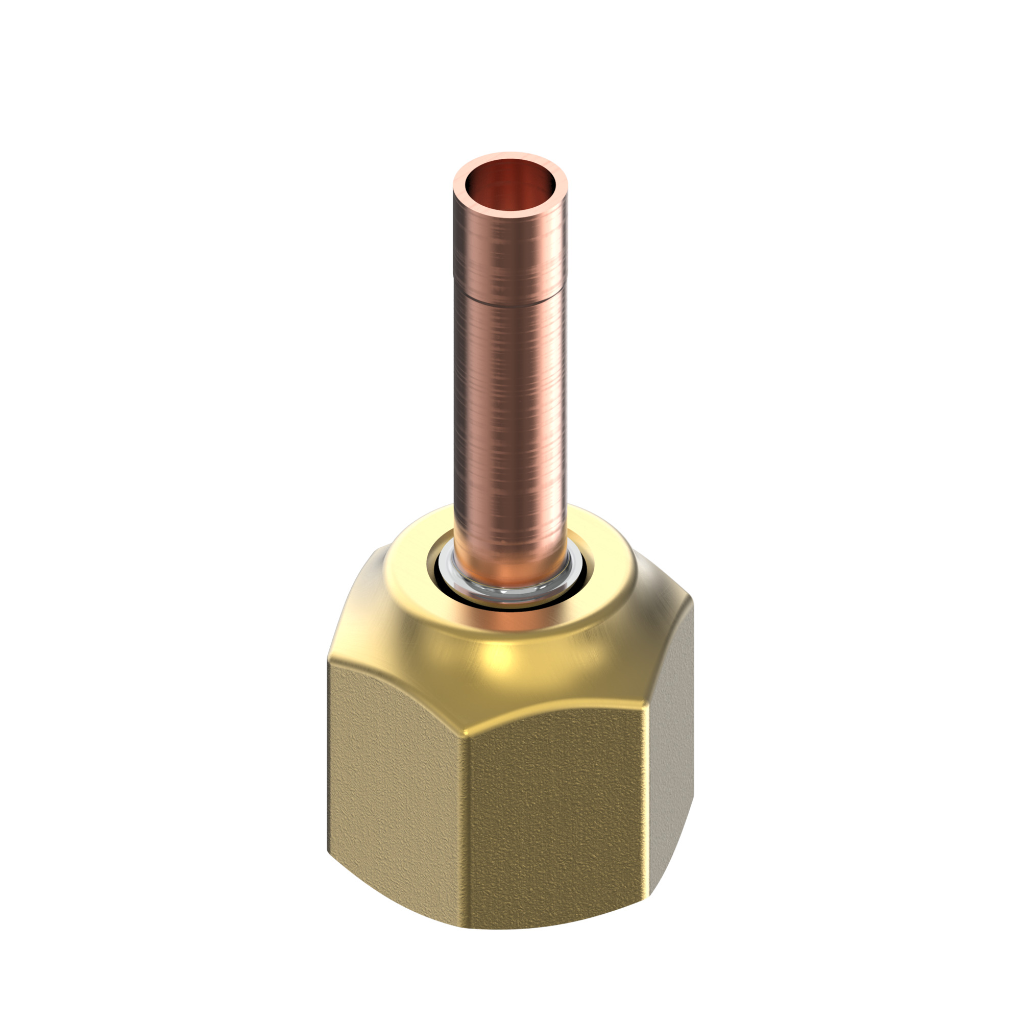 Danfoss Гайки и адаптеры для клапанов T2/TE2 и клапанов TE 5 - 55 NS 4-6M Гайка 011L1135  - Вид №15