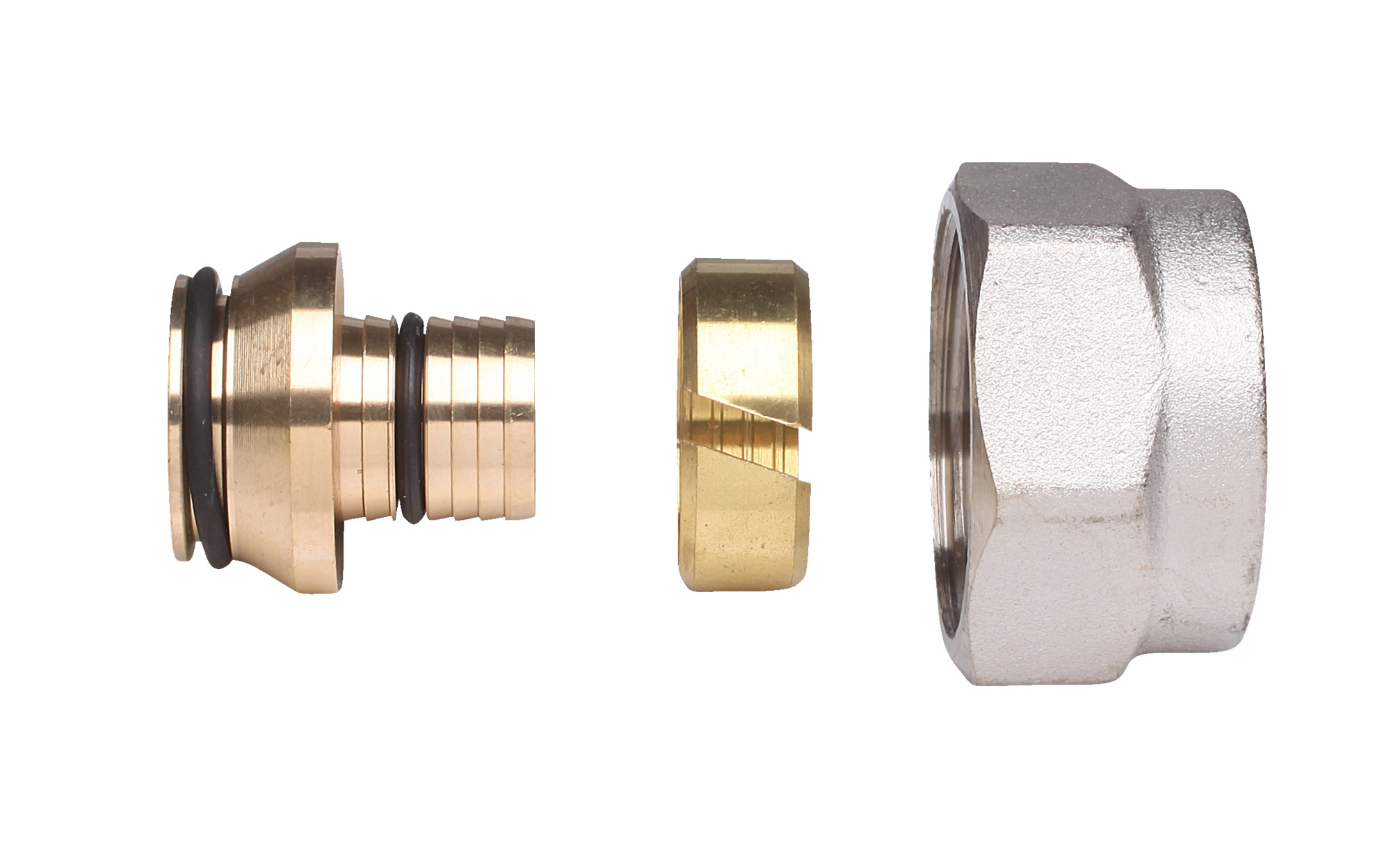 Danfoss Фитинги для полимерных труб (PEX) Уплотн. фитинги PEX 15х2.5 G3/4'' вн 013G4155  - Вид №19