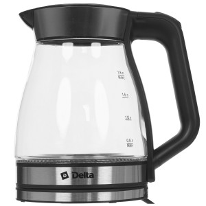 9297588 Электрочайник DELTA DL-1124 серебристый